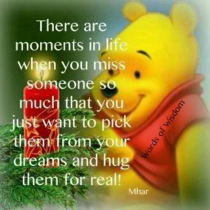Missing loved one pooh christmas