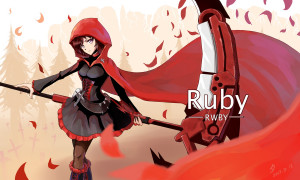 Anime - RWBY Anime Ruby Rose Red Roosterteeh Wallpaper