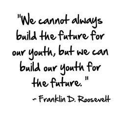 Inspiring words about our youth.
