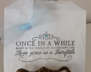 LOVE Gives Us A FAIRYTALE / Wedding Candy Buffet / Set of 20 / Treat ...