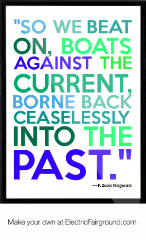 Scott Fitzgerald Framed Quote