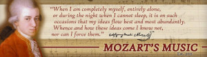 Mozart's Music