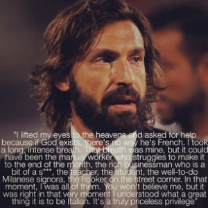 Instagram photo by zddspecial - Andrea Pirlo on the moment before he ...