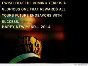 Happy new year 2014 quote