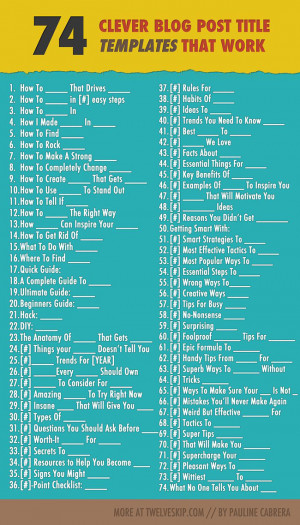 Blogging headlines that work For more Social Media marketing tips and ...