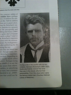 Sexy dead psychologist: Hermann Rorschach (inventor of the inkblot ...