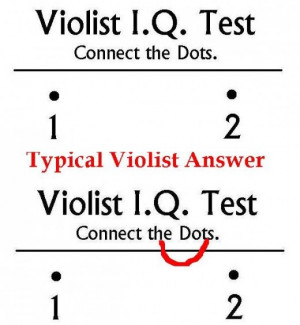 Funny Viola Jokes - The Most Picked on Musical Instrument?