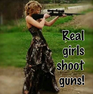 Real girls shoot guns!(;