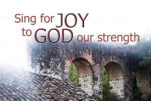 The Lord is the strength for us, his people. Today, let your joy ...