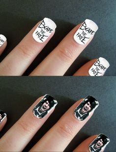 Escape the Fate nail art. Follow the link to get Craig Mabbit on your ...