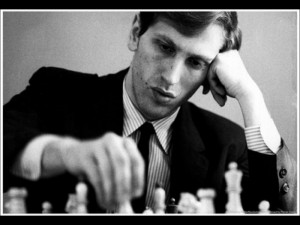 Bobby Fischer Archival Photo Poster