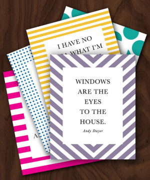 Parks and Recreation Andy Dwyer Quotes 5x7 Card Set