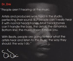 Audifonos Beats by Dr. Dre.