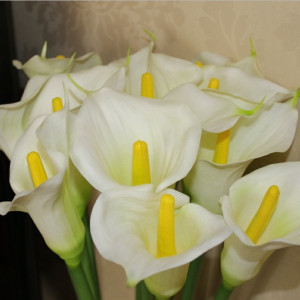 White Calla Lily Silk Flowers Wholesale