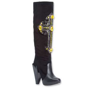 Versace - boots - we're obsessed