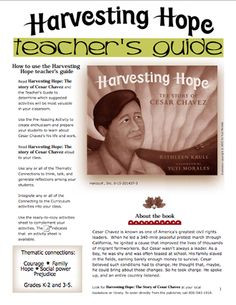 ... CESAR CHAVEZ, written by Kathleen Krull and illustrated by Yuyi