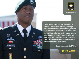 Gen. Johnnie E. Wilson on #leadership