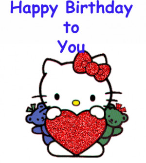 Hello Kitty Birthday Love Wish
