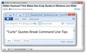 ... Straight Quotes” versus the curly “Smart Quotes,” but have no