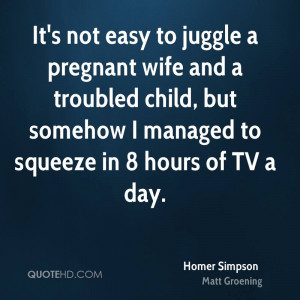 It's not easy to juggle a pregnant wife and a troubled child, but ...
