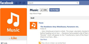 Like Music Facebook App...