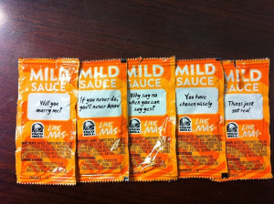 Taco Bell Mild Sauce Packet Sayings