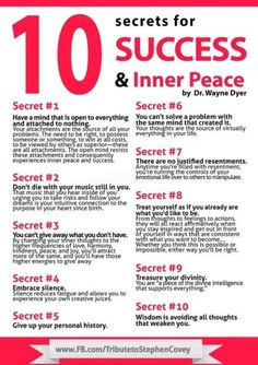 10 Secrets for Success & Inner Peace - Dr. Wayne Dyer