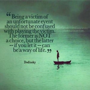 never be a victim