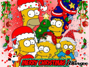 animations merry christmas- Tha Simpsons