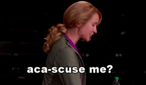 pitch perfect anna camp aca-scuse me acascuse me animated GIF