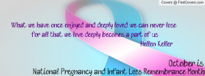 infant loss and awareness profile facebook covers