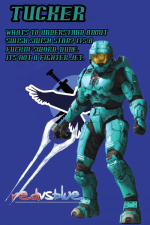 Red Vs Blue Favs Tucker by LateNightBandicoot