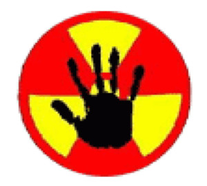 Another high profile anti-nuclear symbol, whic...