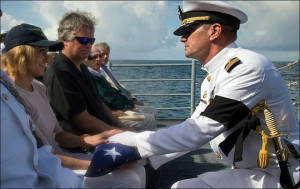Neil Armstrong Buried at Sea