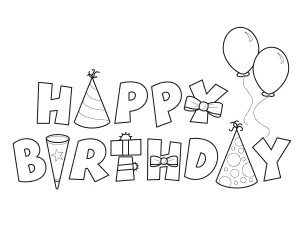 ... picture happy birthday coloring pages happy birthday coloring pages
