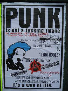 Punk is not just the sound, the music. Punk is a life-style. There are ...