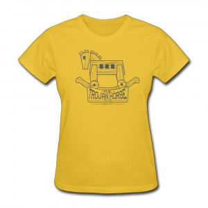 Short Sleeve T Shirt Women The Trojan Horse Toy Co Cool Quote Women ...