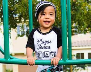 The Original Playas Gonna PLAY Ragl an kids shirt ...