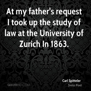 at my Father 39 s Request i Took up The Study of Law at The University ...