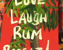 RhondaK RUM saying...Medium coloful beachy sign with palm tree ...
