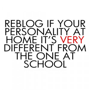 different personality