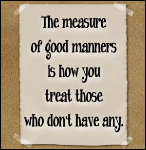 Good Manners