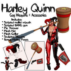 CatniP-:. Harley Quinn gag weapons & accessories , costume