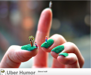 Nail art is getting out of hand.