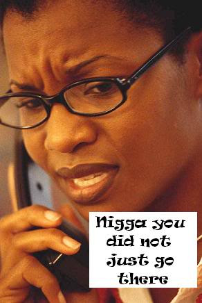 angry black woman Image
