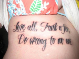 1326046250famous quote tattoo 4 Famous Quotes Tattoos And Sayings