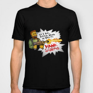 wish I was Hank Scorpio T-shirt by friendbeard
