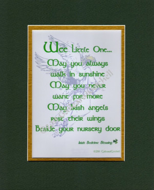 Blessing Irish Celtic Print Plaque 8