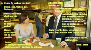 Louis Ck Louie Pilot Episode Date Scene Pizza Chelsea Peretti picture