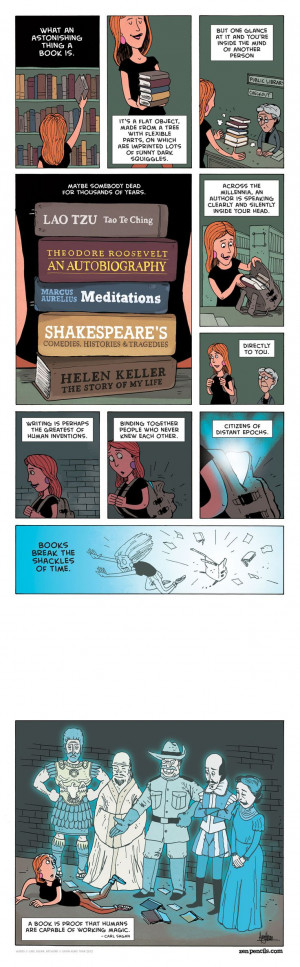 CARL SAGAN: Books are awesome